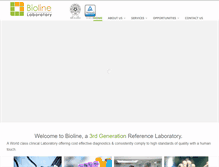 Tablet Screenshot of biolinelab.com